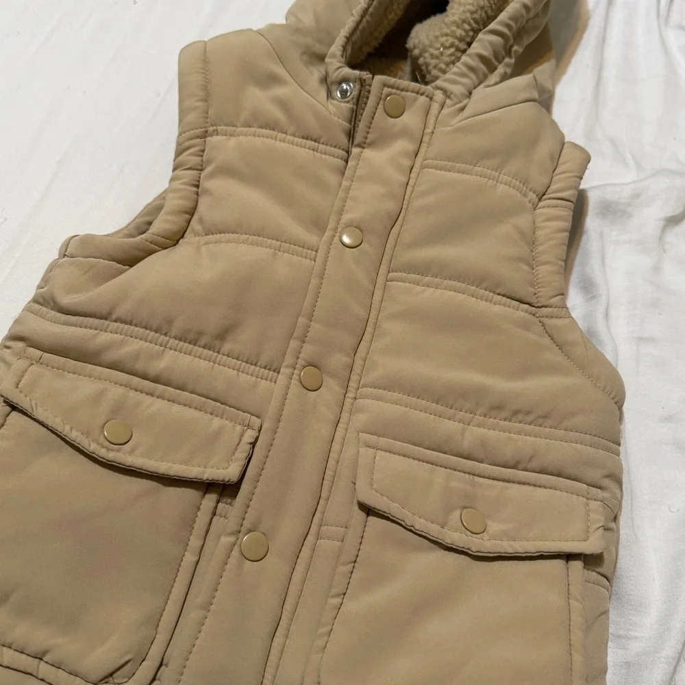 Tommy Bahama Toddler Hooded Sherpa Lined Puffer Vest 4t